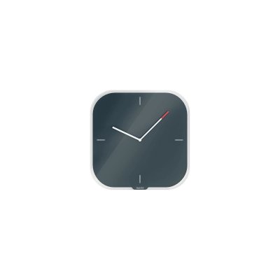 Horloge murale leitz cosy verre gris (30 x 4 x 30 cm)