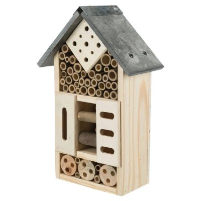 TRIXIE H&ocirc;tel &agrave; insectes 18x29x10 cm Bois de pin et ardoise  Naturel