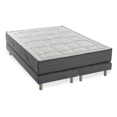 DEKO DREAM HOTEL PREMIUM LUX Ensemble matelas + sommiers 180x200 - Mousse m&eacute;moire - 28cm - 5 zones - Ferme