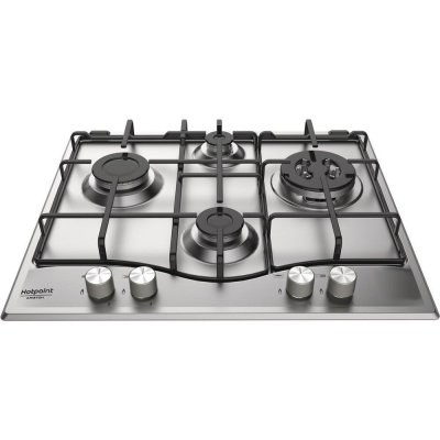 HOTPOINT -Ariston Plan Cuisson gaz, Inoxydable, 600 x 510 x 39