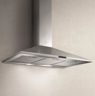 ELICA Hotte d&eacute;corative murale 90cm 68db 395m3/h inox -  - prf0091763b