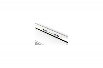 NOVY Hotte encastrable  CRYSTAL 26080 90cm Verre Blanc