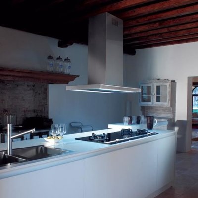 FALMEC Hotte &icirc;lot  Silence - NRS Lumina NRS - Noir/inox