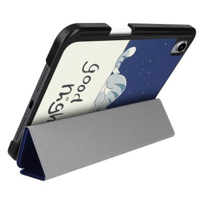 AVIZAR Housse Chat pour iPad Mini 2021 Clapet Support Multiposition Vid&eacute;o et Clavier