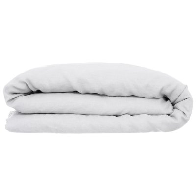 ATMOSPHERA Housse de couette 100% lin 260x240 cm blanc - 
