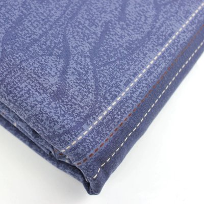 LINNEA Housse De Couette 240x220 Cm Satin De Coton Vendome Bleu Fonc&acute;