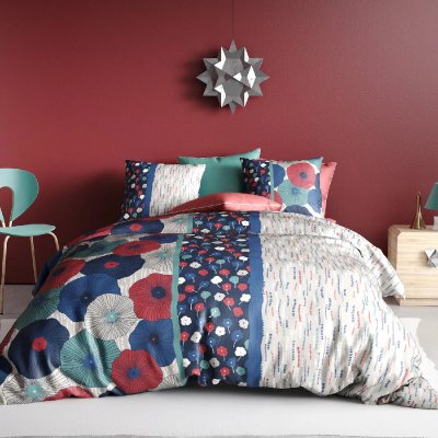 MY HOME COLLECTION Housse de couette 240x220cm + 2 taies