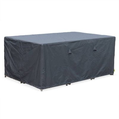 SWEEEK Housse de protection grise pour salon de jardin 172 cm sur 112 cm
