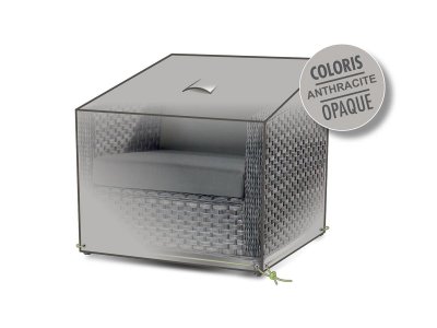 JARDILINE Housse de protecton Cover Air pour fauteuil de jardin - 85 x 85 x 70 cm -