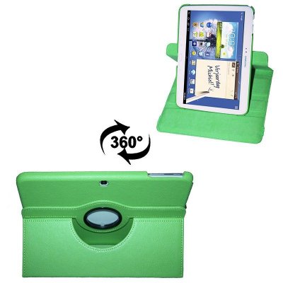 YONIS Housse &Eacute;tui Samsung Galaxy Tab 3 10.1 P5200 Protection Integral Support 360 Vert - 