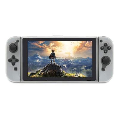 STRASSE GAME Housse &eacute;tui silicone de protection pour console Nintendo Switch - Blanc