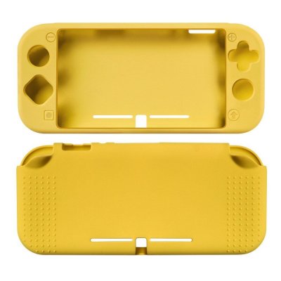 STRA&SZLIG;E GAME Housse &eacute;tui silicone de protection pour console Nintendo Switch Lite - Jaune