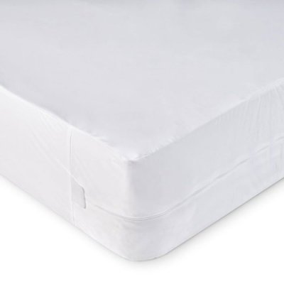 BLEU CALIN Housse int&eacute;grale respirante et imperm&eacute;able 90x190cm Prot&egrave;ge-matelas