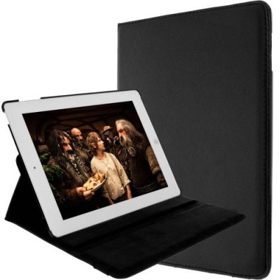 AVIZAR Housse Noir pour Apple iPad 1, 2, 3 et 4 - Fonction support video