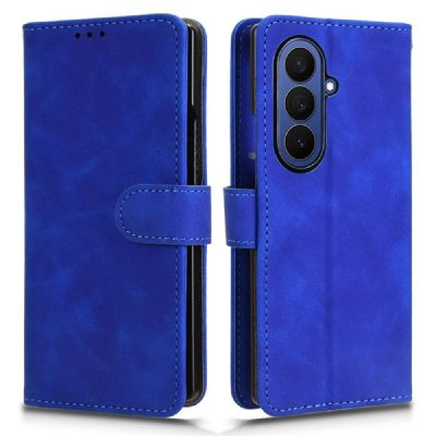 HTDMOBILES Housse pour Samsung Galaxy Z Fold 7 - etui coque pochette portefeuille - BLEU -