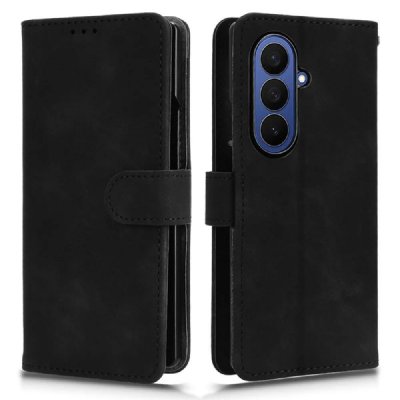 HTDMOBILES Housse pour Samsung Galaxy Z Fold 7 - etui coque pochette portefeuille - NOIR -