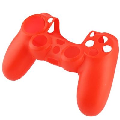 GENERIQUE Housse pour Sony Playstation 4 / PS4 - &eacute;tui protection silicone - Anti choc / rayures - Rouge