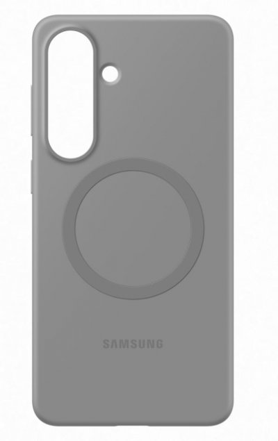 SAMSUNG Housse Silicone Magn&eacute;tique Galaxy S26+ Gris Slim 9x1,5x1,9 Cm 