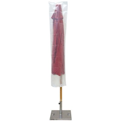 RIBILAND Housse transparente de parasol droit PRH090190X45