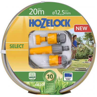 HOZELOCK  Tuyau d'arrosage Select 20 m avec ensemble de d&eacute;marreur