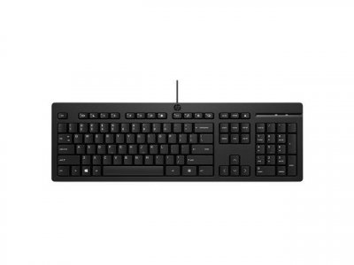 HP  125 G2 - Clavier - 100% - full size - USB - Espagnol - noir
