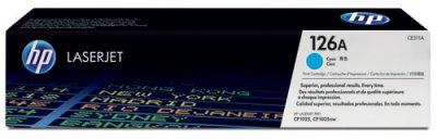 HP  126A toner LaserJet cyan authentique