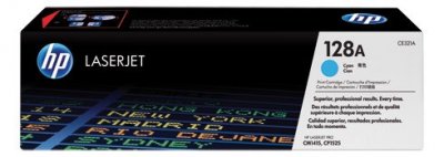 HP  128A toner LaserJet cyan authentique