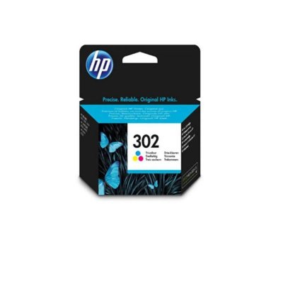 HP  302 Cartouche d&rsquo;encre trois couleurs authentique