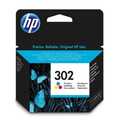 HP  302 Cartouche d encre trois couleurs authentique F6U65AE pour  DeskJet 2130 3630 et H