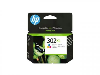 HP  302XL cartouche d encre Tri-color (F6U67AEBA3) - Hewlett Packard