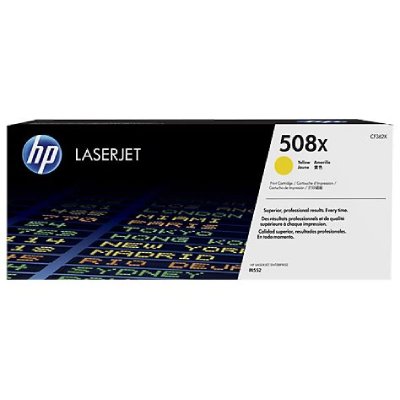 HP  508X - a rendement eleve - jaune - originale - LaserJet - cartouche de toner (CF362XC) - Contract