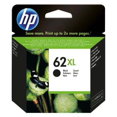 HP  62XL cartouche d'encre noire grande capacit&eacute; authentique