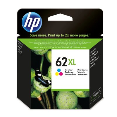 HP  62xl Cartouche D'encre Trois Couleurs Grande Capacit&eacute; Authentique