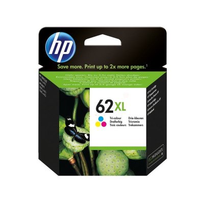 HP  62XL Original Cyan, Magenta, Jaune
