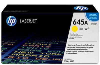 HP 645A Toner jaune Original C9732A
