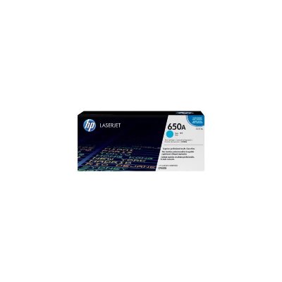 HP  650A toner LaserJet cyan authentique