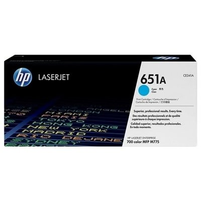 HP  651A toner LaserJet cyan authentique