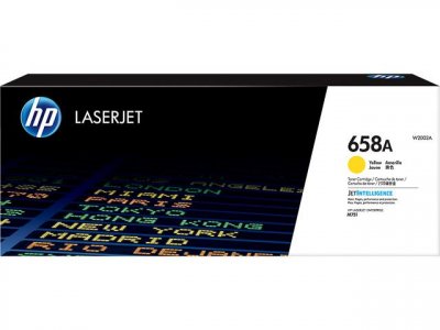 HP  658A Yellow Laserjet Toner Cartridge
