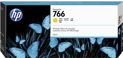 HP  766 - jaune - original - cartouche d'encre