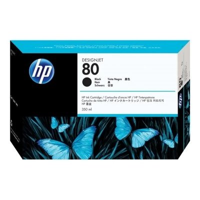 HP  80 cartouche d'encre Original Noir