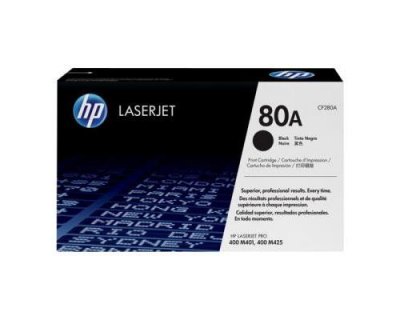 HP  80A Original Noir 1 pi&egrave;ce(s), Toner
