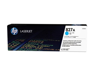 HP  827A toner LaserJet cyan authentique