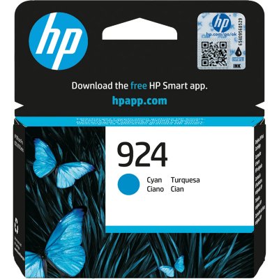HP  924 Cartouche d'encre Cyan Original 4K0U3NE