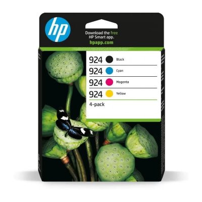 HP  924 Multipack Noir(e) / Cyan / Magenta / Jaune Original 6C3Z1NE
