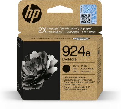 HP  924e Cartouche d&acute;encre authentique Noir EvoMore 