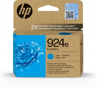 HP  924E Cartouche d'encre originale 4K0U7NE Evomore - Cyan