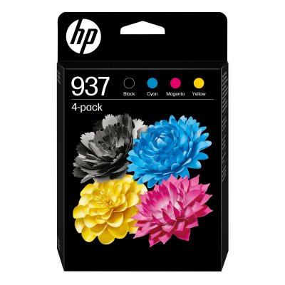 HP 937 (6C400NE) - Pack de 4 - noir, jaune, cyan, magenta