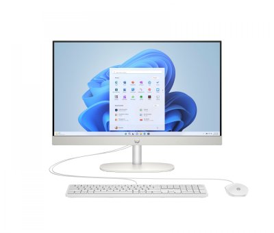 HP ALL-IN-ONE 24-CR0090NF PC 23.8"" AMD Ryzen 5 16 Blanc 512 Go