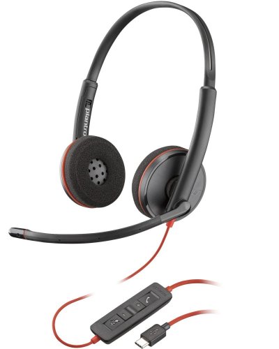 HP  Bw 3220 Usb-c +usb-c/a Voip Headphones Argent&eacute;