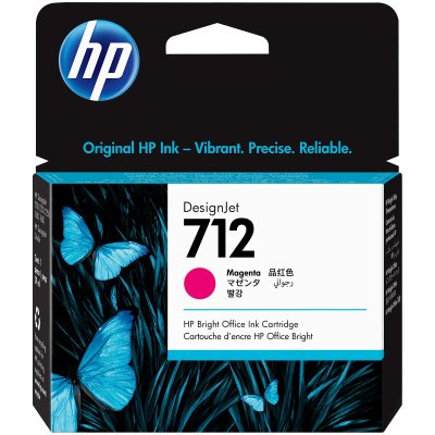HP  Cartouche d''encre DesignJet 712, magenta, 29 ml